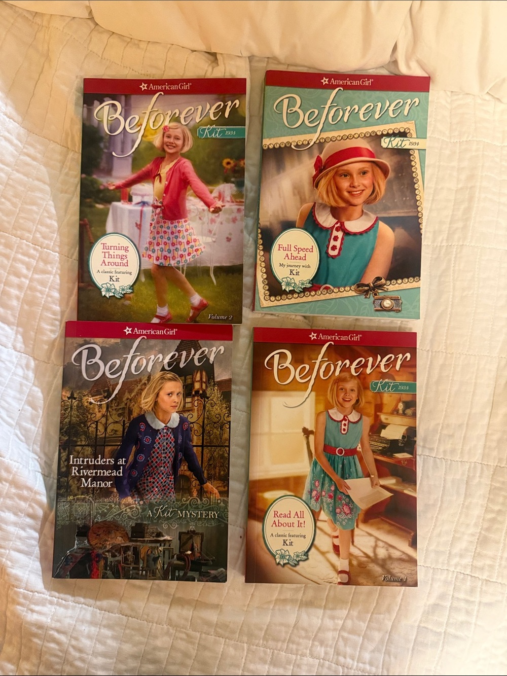 American Girl Beforever Book Set – Teal, Red, Pink Covers